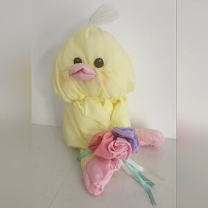 Vintage RARE 1988 Fisher-Price Easter Duck Puffalump.